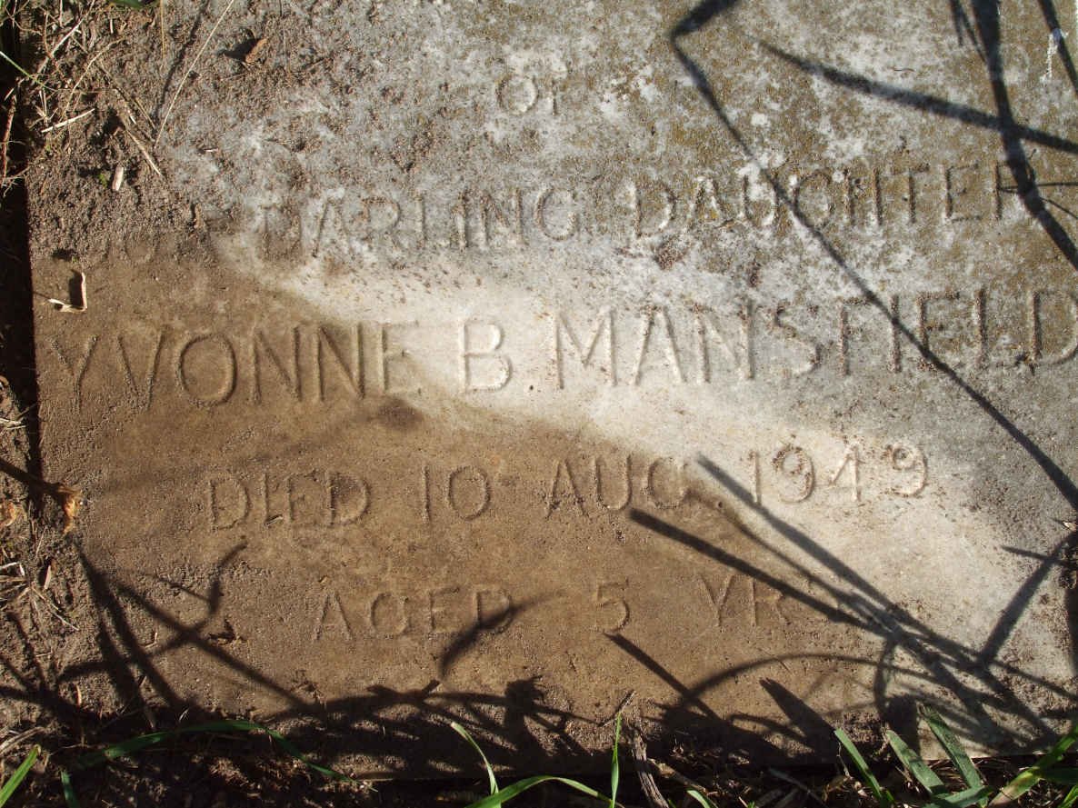 MANSFIELD Yvonne B.  -1949 