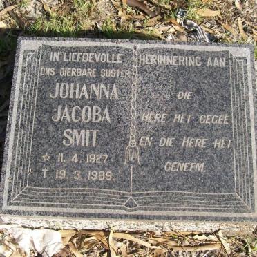 SMIT Johanna Jacoba 1927-1989