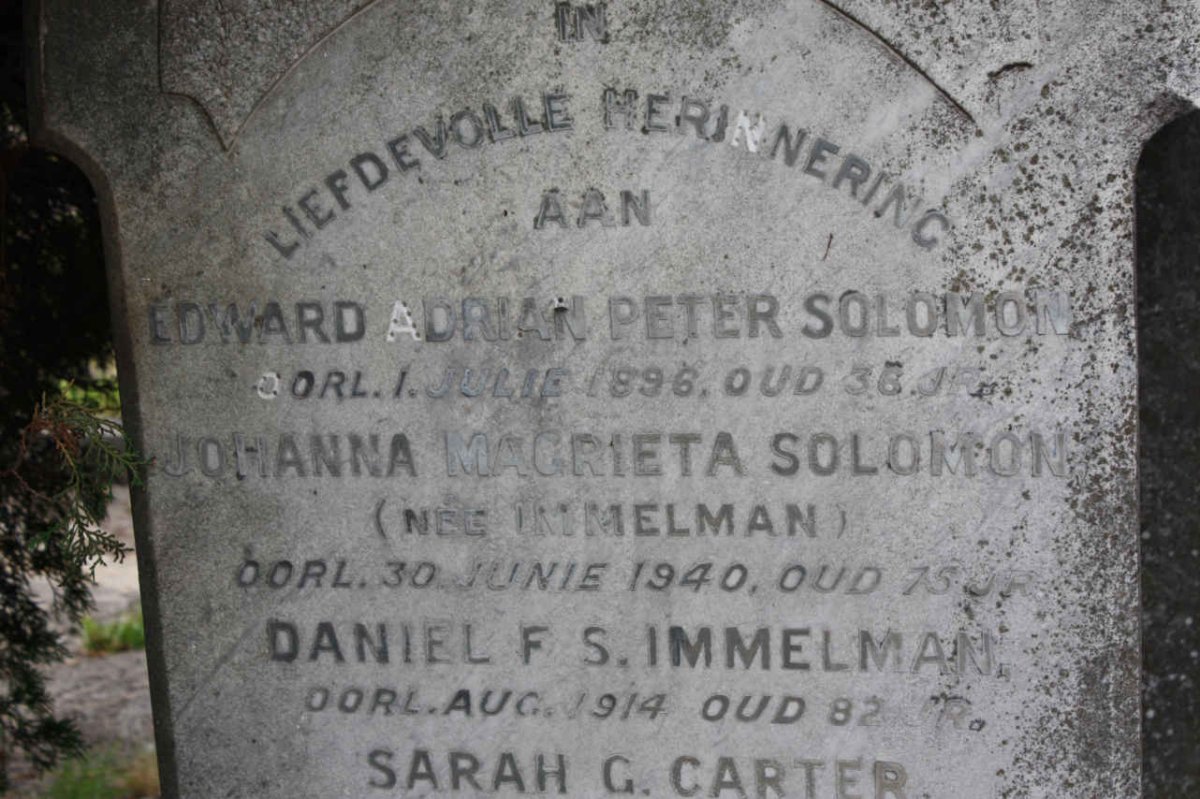 SOLOMOM :: IMMELMAN :: CARTER