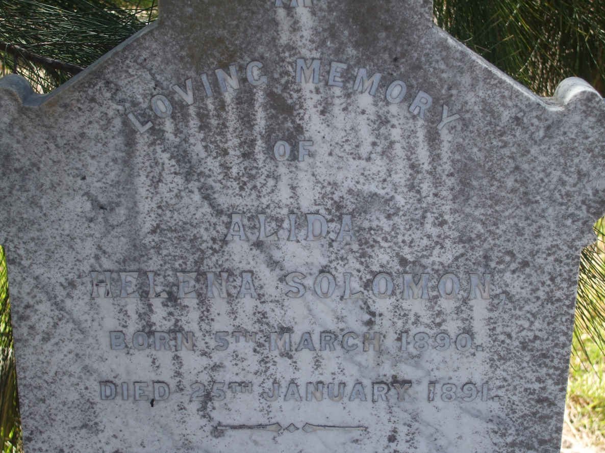 SOLOMON Alida Helena 1890-1891