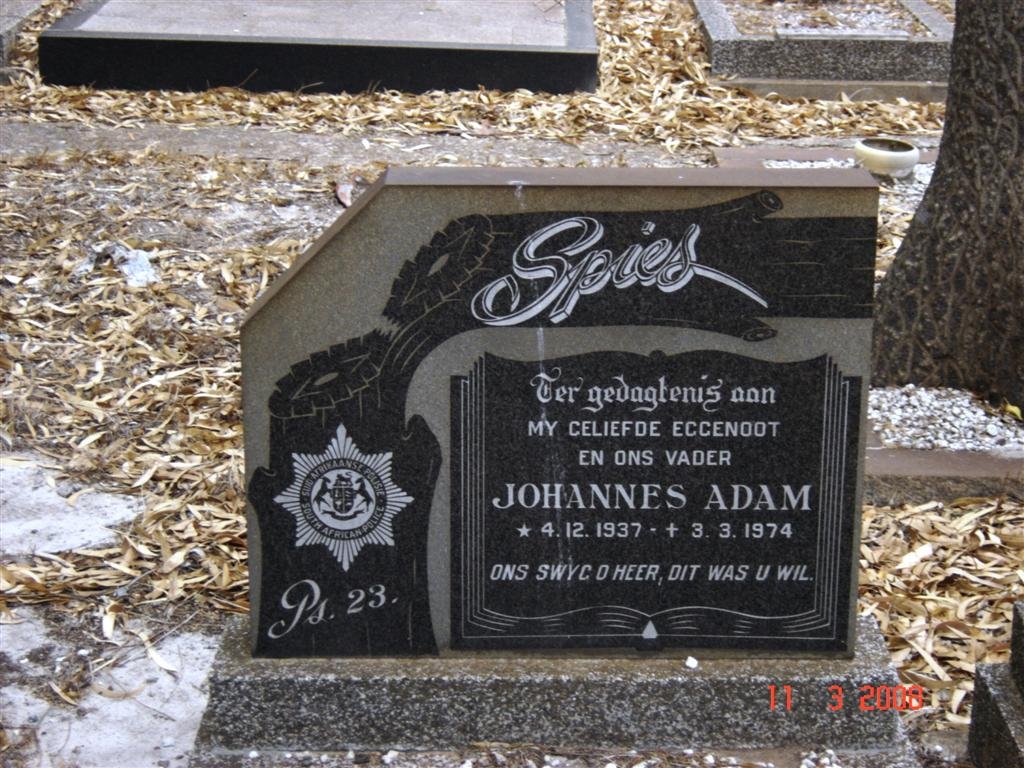 SPIES Johannes Adam 1937-1974