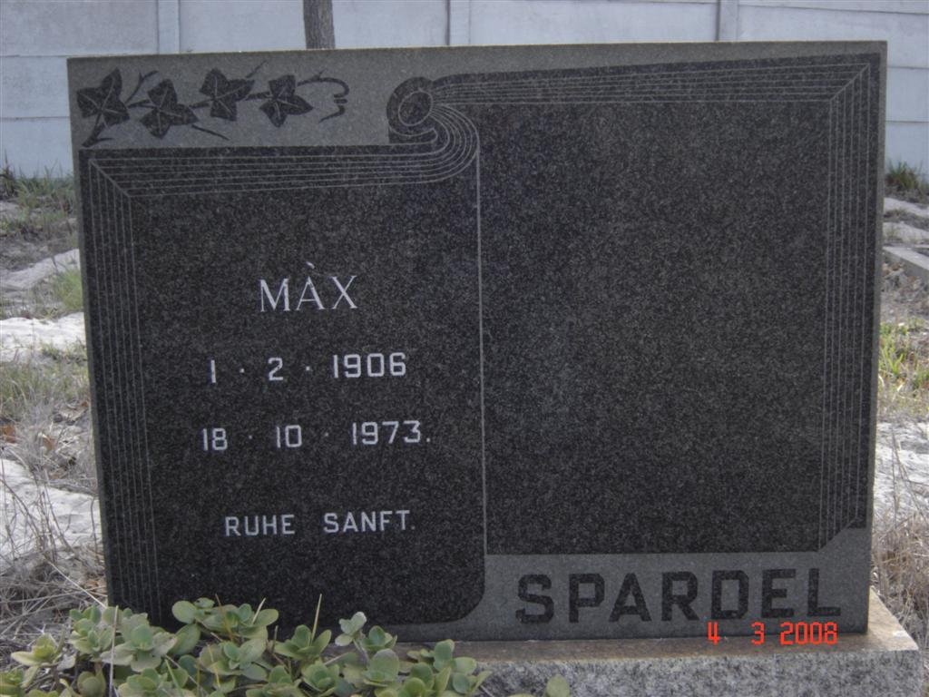 SPARDEL Max 1906-1973