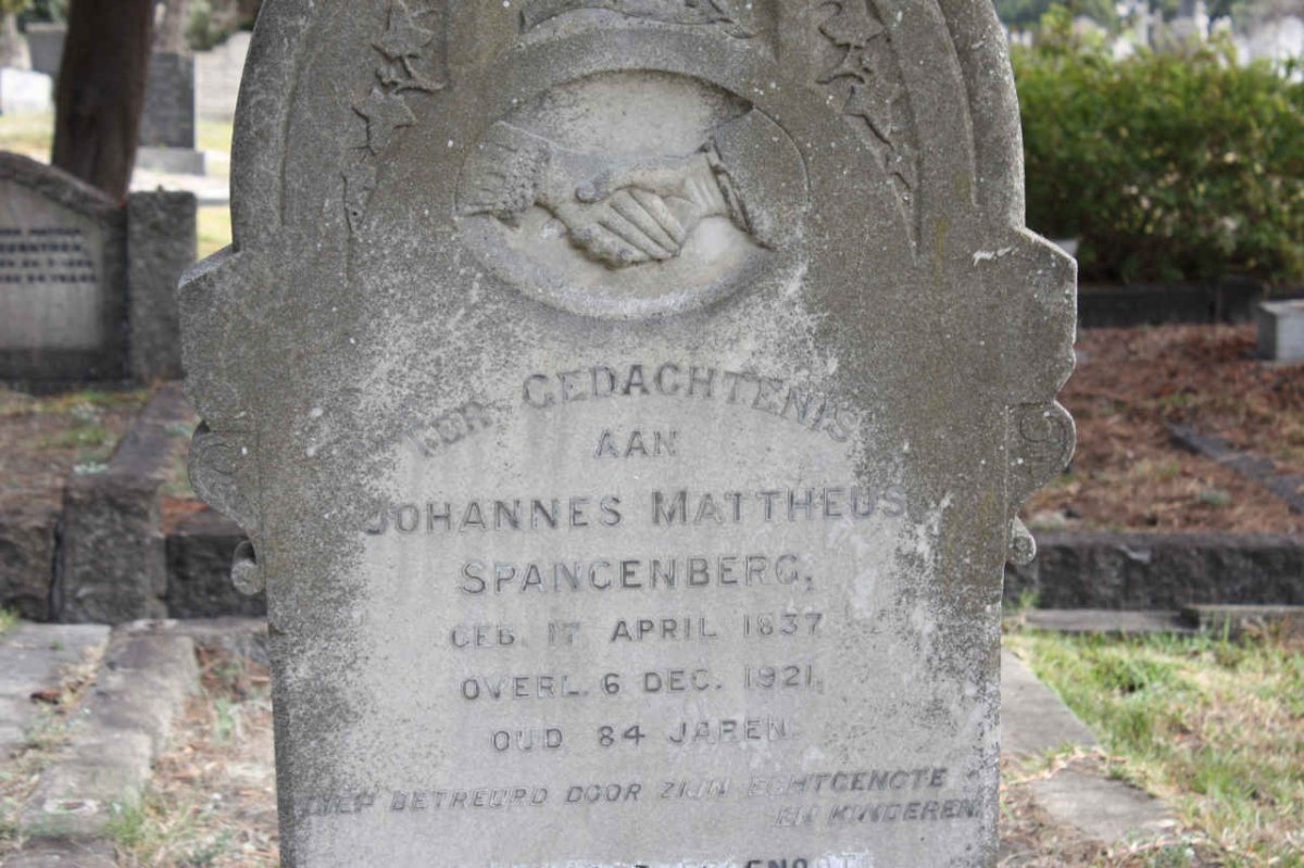 SPANGENBERG Johannes Mattheus 1837-1921