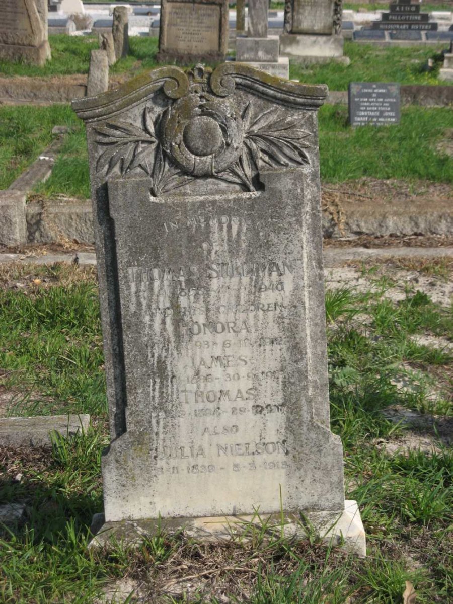 SULLIVAN Thomas 1853-1940 :: SULLIVAN Honora 1893-1912 :: SULLIVAN James 1896-191?