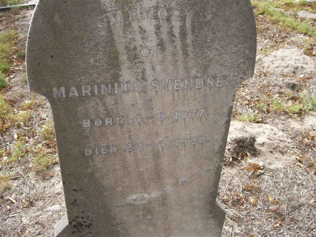 SVENDSEN Marinius 1877-1930