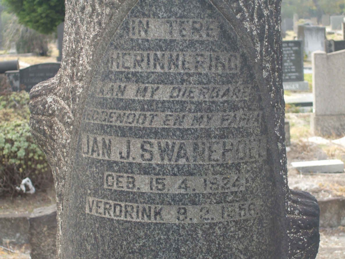 SWANEPOEL Jan J. 1924-1956