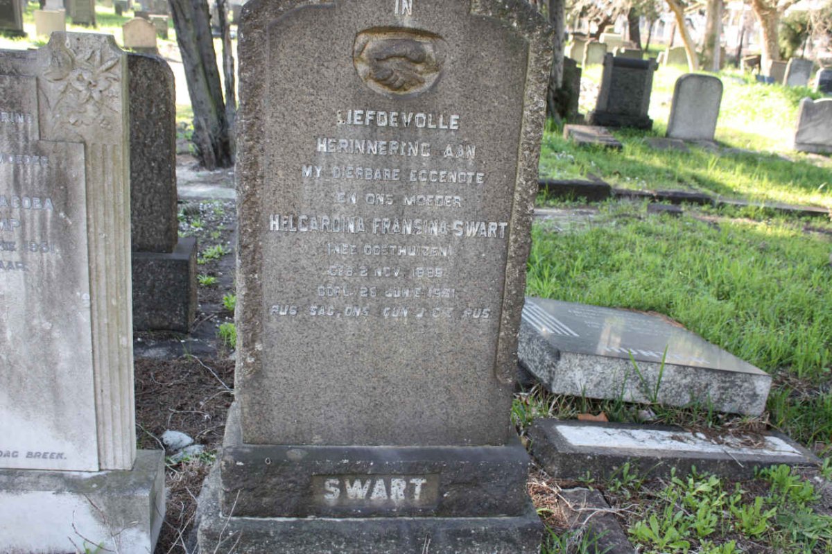 SWART Helgardina Fransina nee OOSTHUIZEN 1889-1951