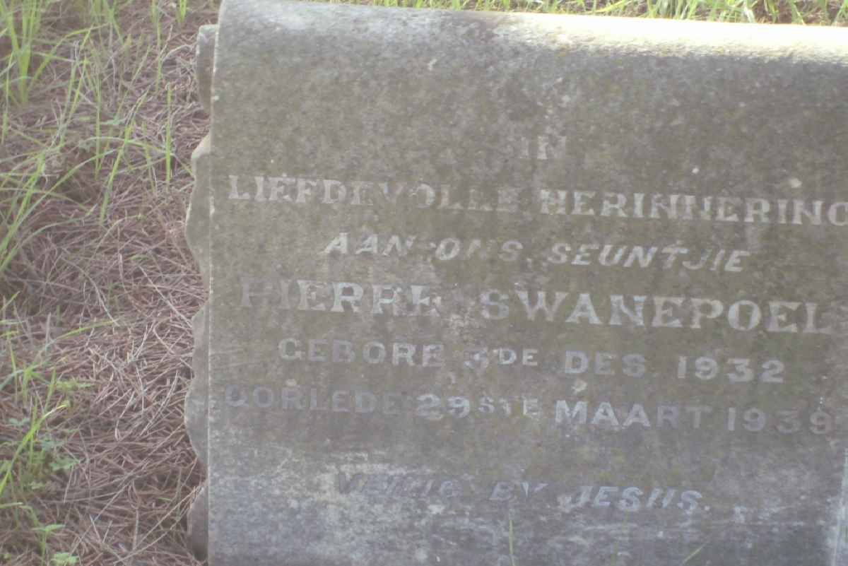 SWANEPOEL Pierre 1932-1939