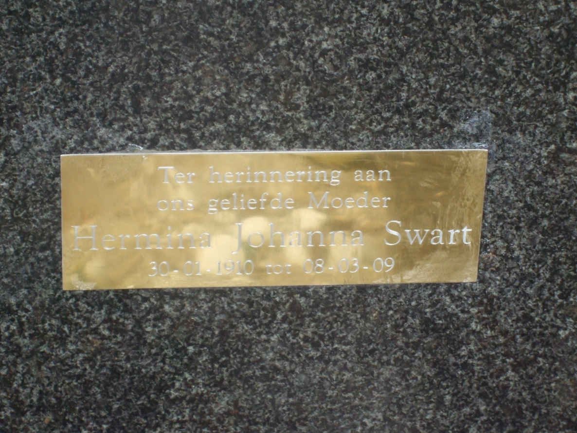 SWART Hermina Johanna 1910-2009