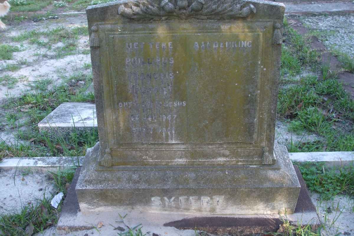 SYFERT Phillipus Francis -1947