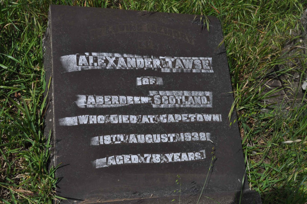 TAWSE Alexander -1938