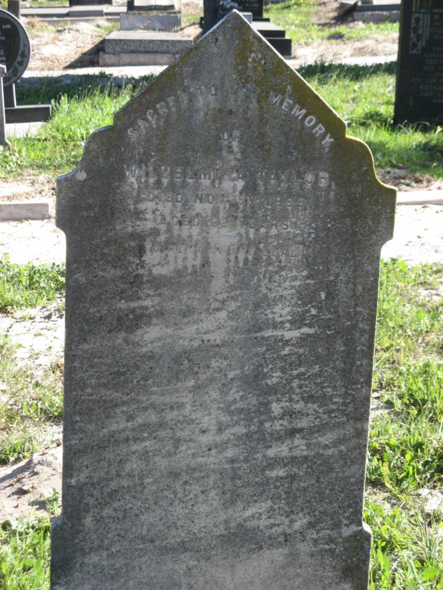 TAYLOR Wilhelmina -1896