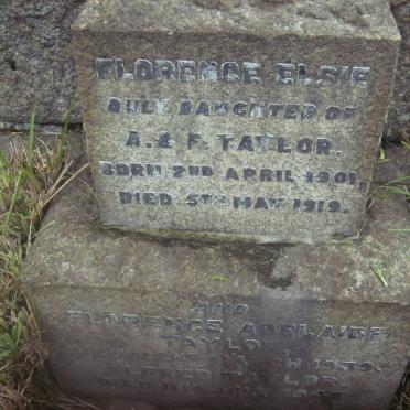 TAYLOR Florence Elsie 1901-1919