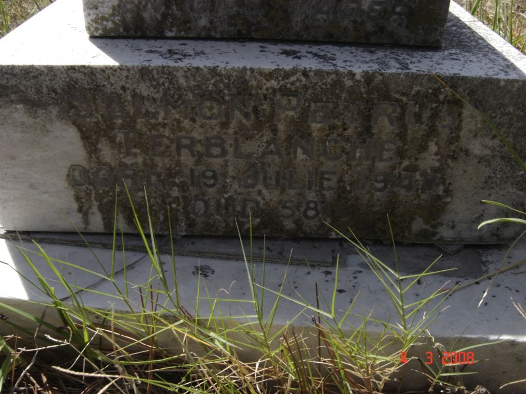 TERBLANCHE Salmon Petrus -194?