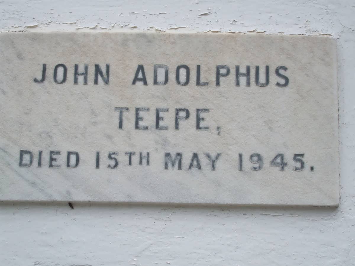 TEEPE John Adolphus -1945
