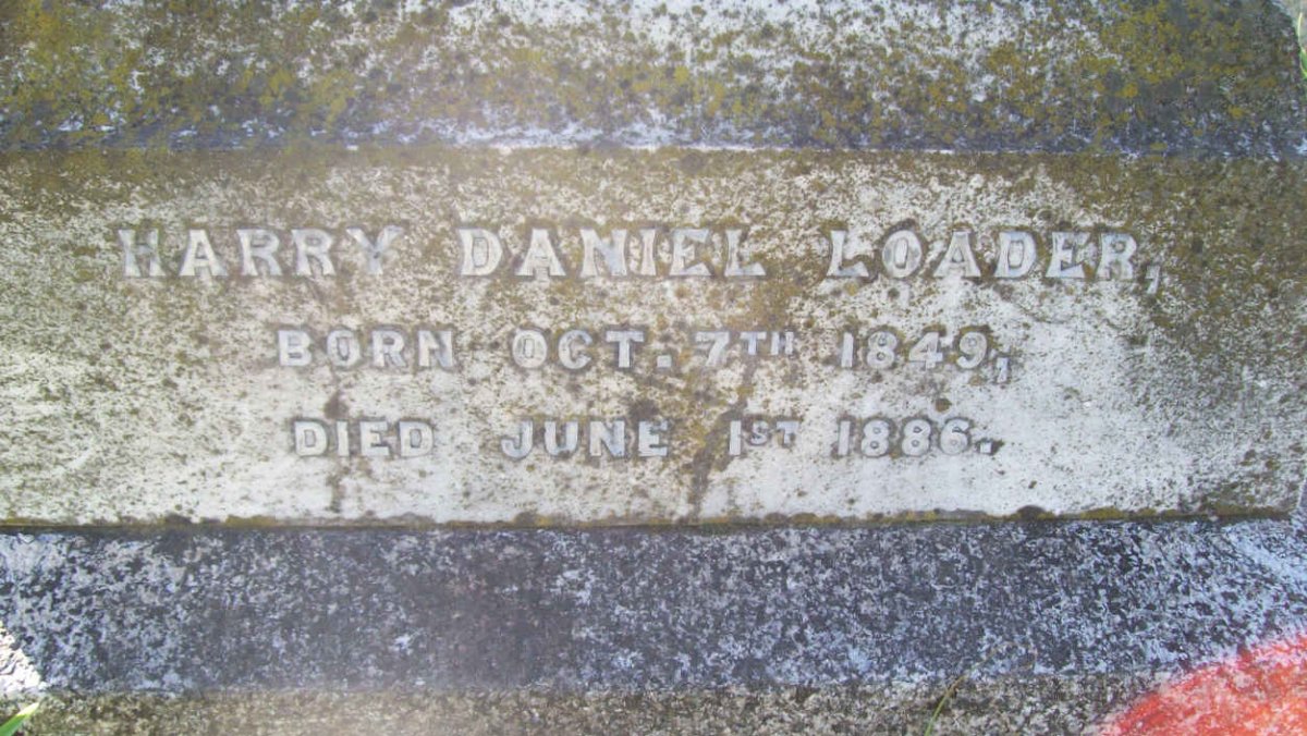 LOADER Harry Daniel 1849-1886