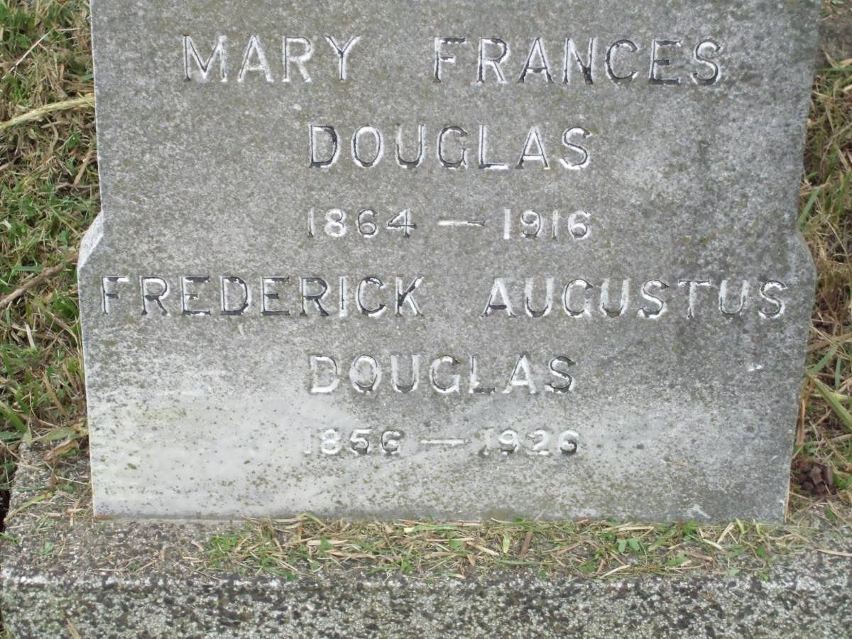 TENNANT Ralph Kenneth 1900-1968 :: DOUGLAS Frederick Augustus 1856-1926 &amp; Mary Francis 1864-1916