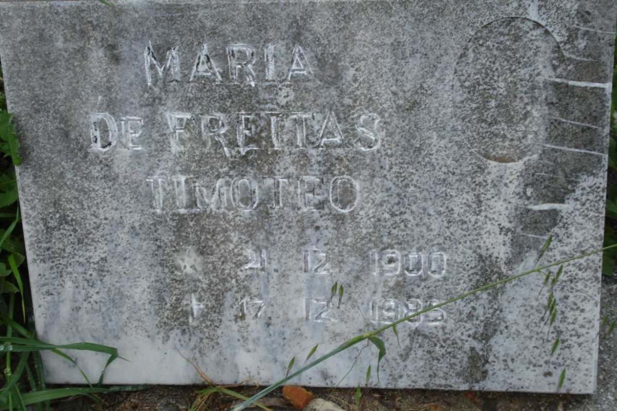 TIMOTEO Maria De Freitas 1900-1985