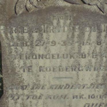 TOIT Pirie, du 1935-1944 :: DU TOIT Trudie 1937-1944