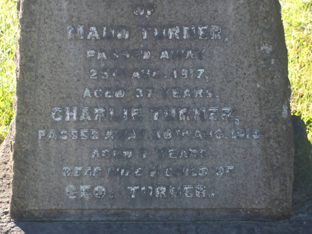 TURNER Maud -1917 :: TURNER Charlie 1915