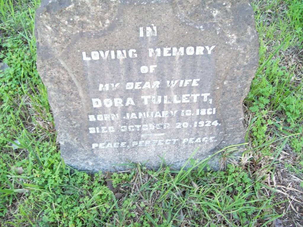 TULLETT Dora 1861-1924