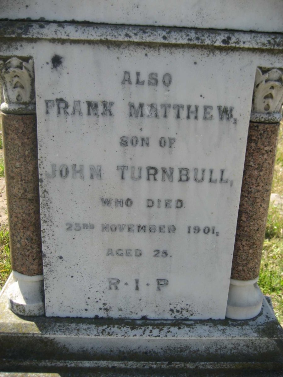 TURNBULL Frank Matthew -1901