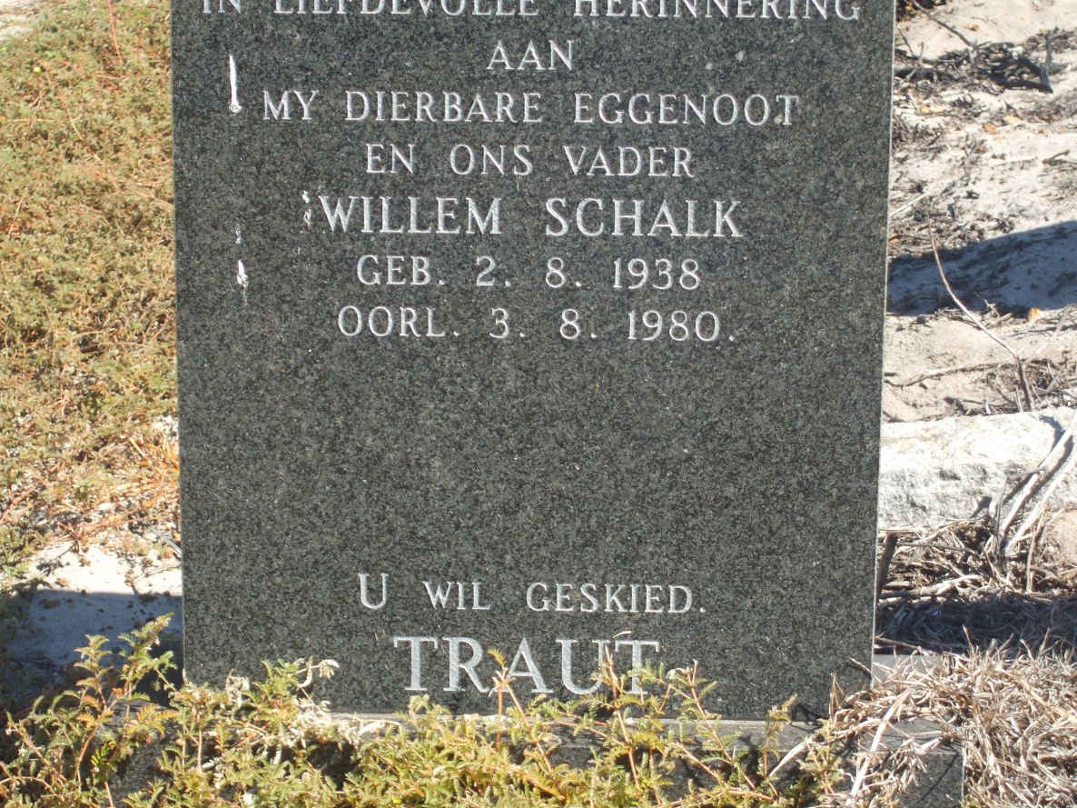 TRAUT Willem Schalk 1938-1980