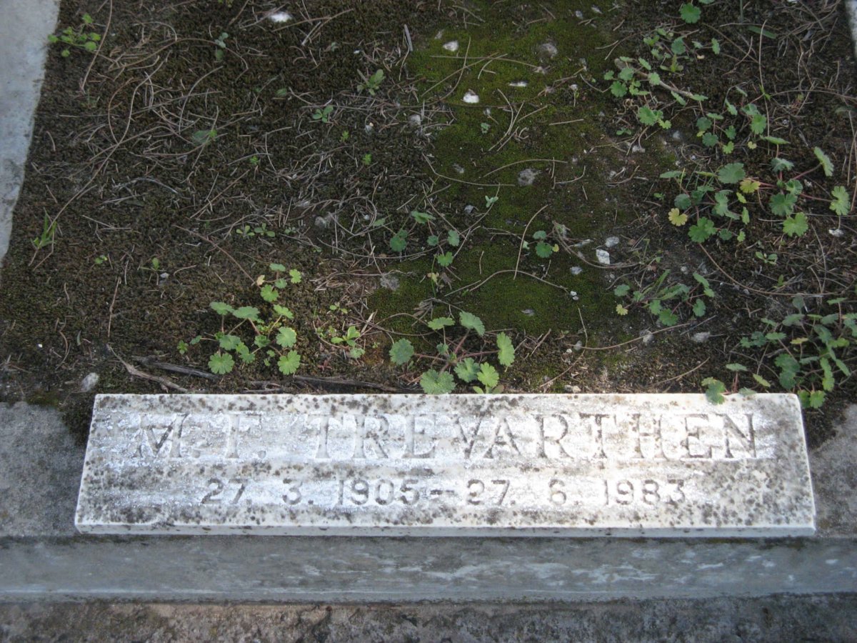 TREVARTHEN M.F. 1905-1983