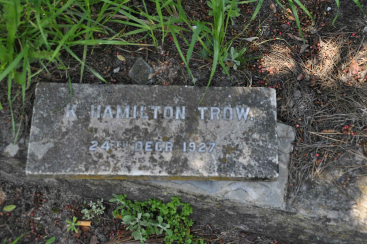 TROW K., HAMILTON -1927