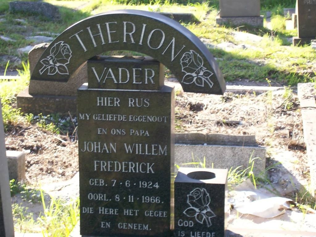 THERION Johan Willem Frederick 1924-1966