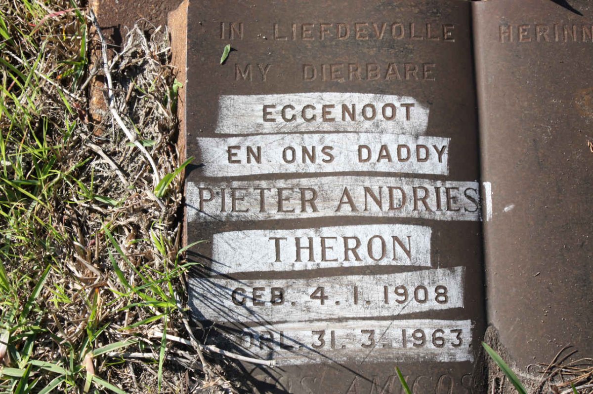 THERON Pieter Andries 1908-1963