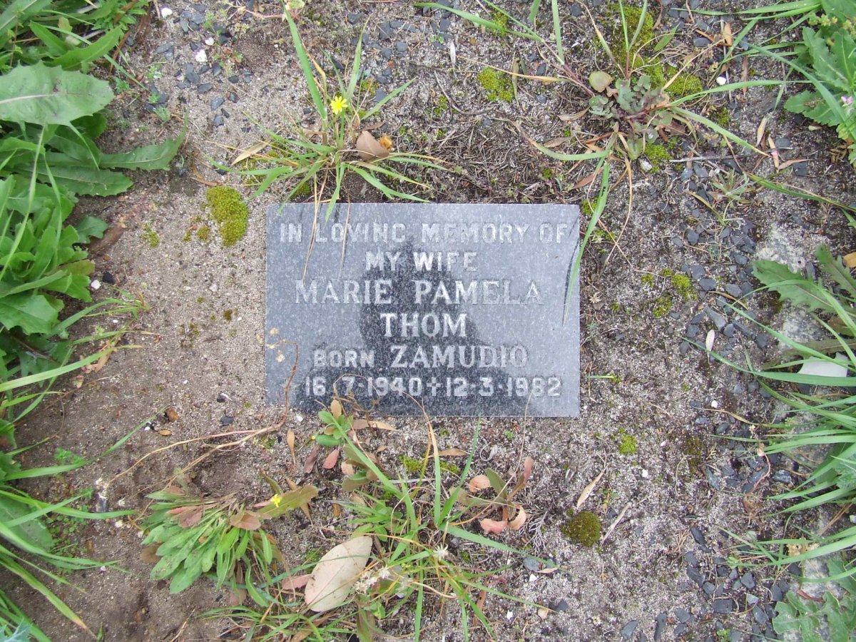 THOM Marie Pamela nee ZAMUDIO 1940-1982