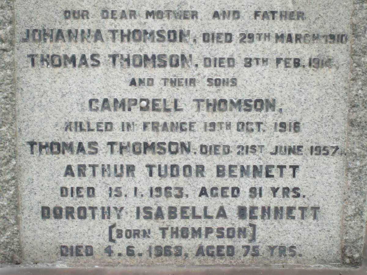 THOMSON :: BENNET
