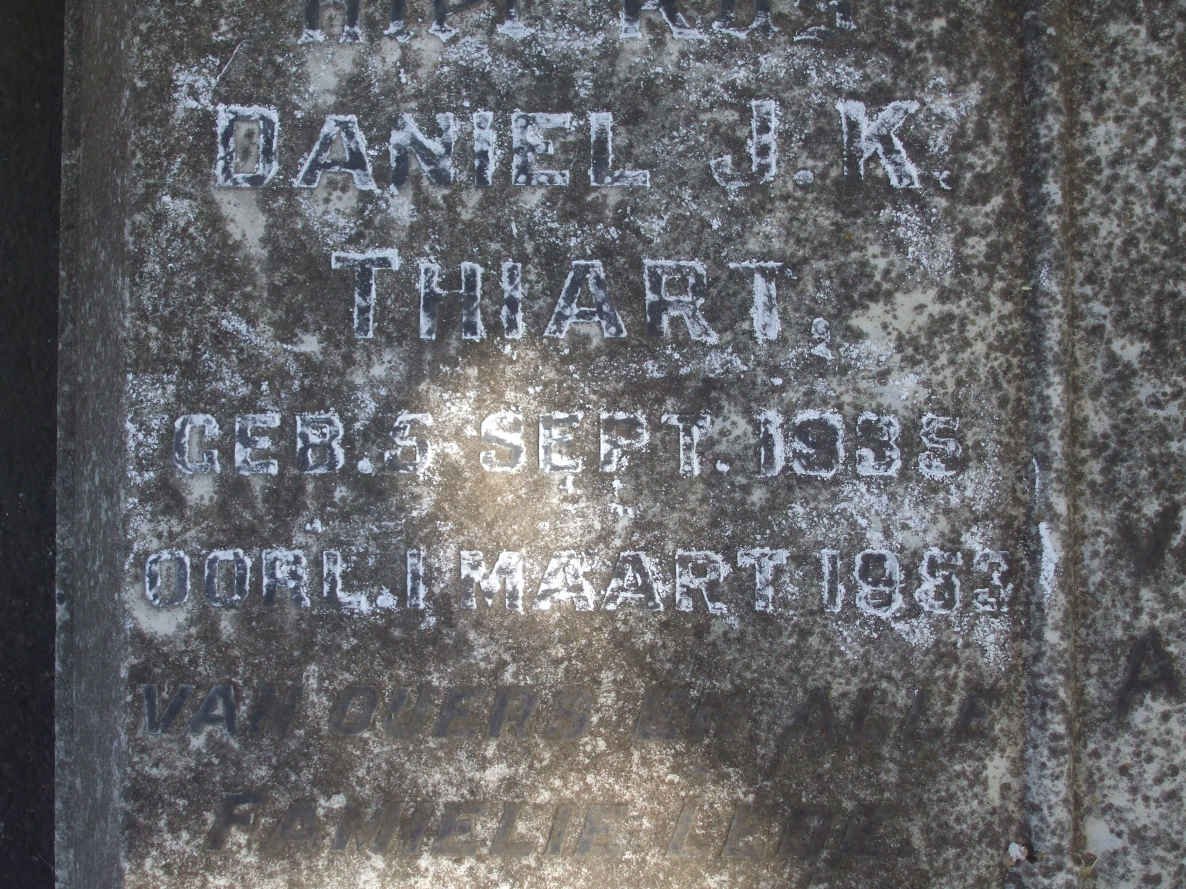 THIART Daniel J.K. 1935-1953