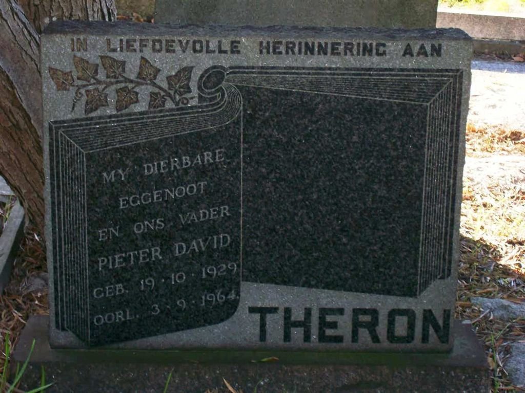 THERON Pieter David 1929-1964