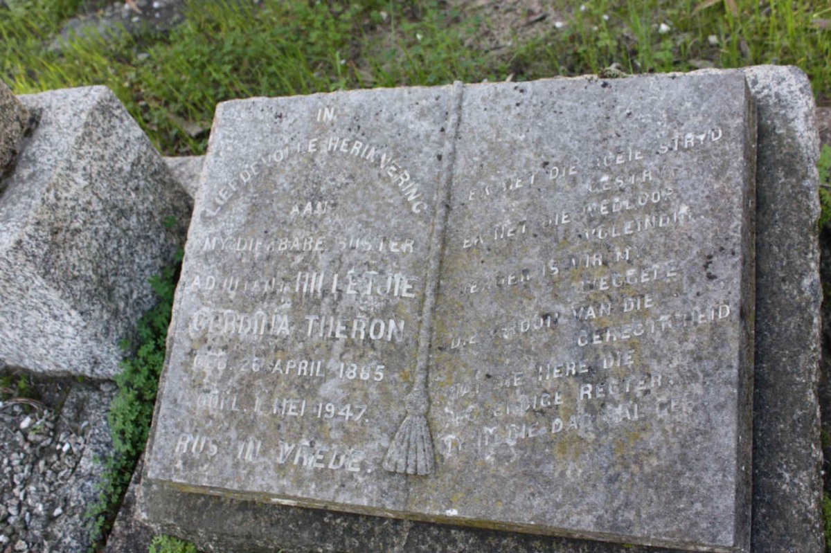 THERON Hilletjie Gerdina 1885-1947