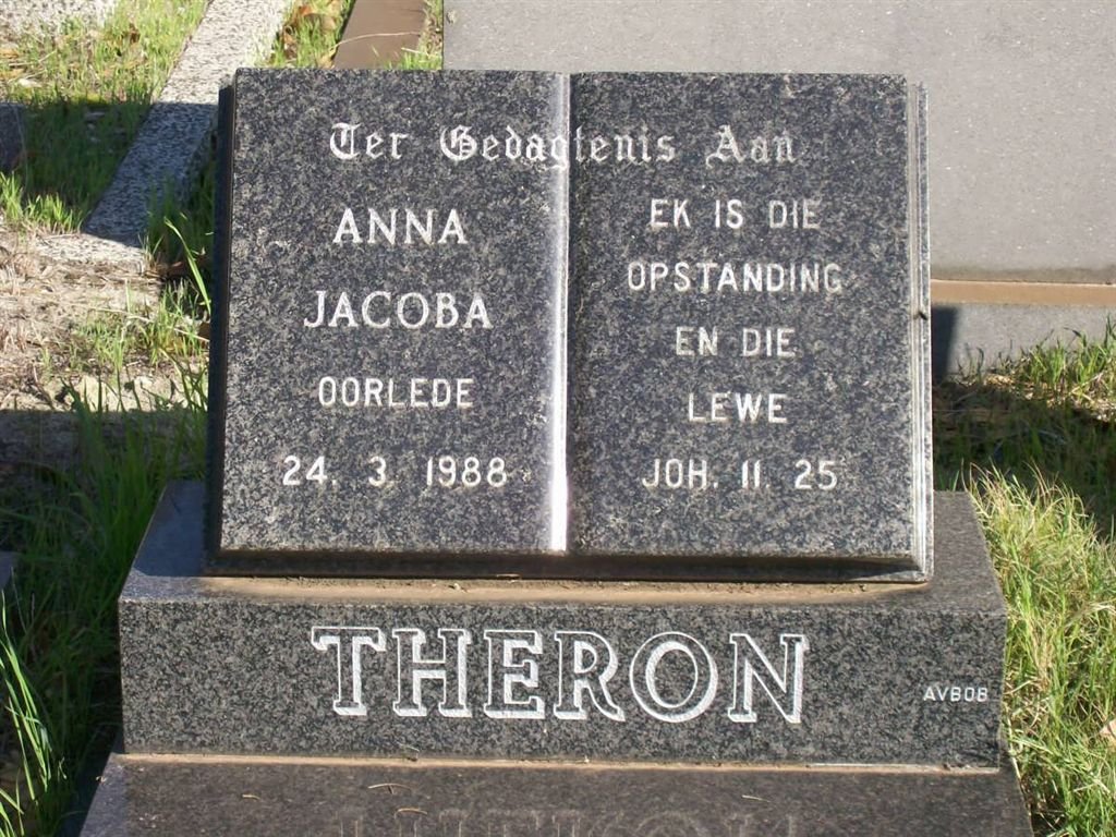 THERON Anna Jacoba -1988