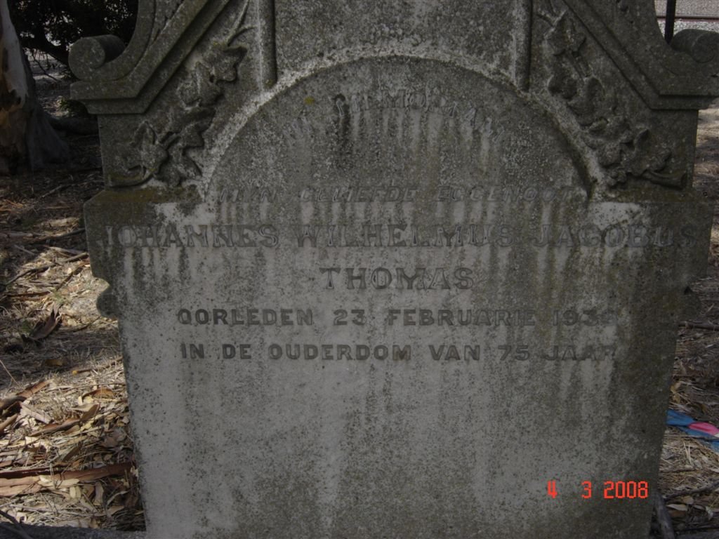 THOMAS Johannes Wilhelmus Jacobus -1936