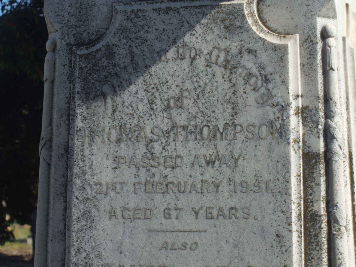 THOMPSON Thomas -1951