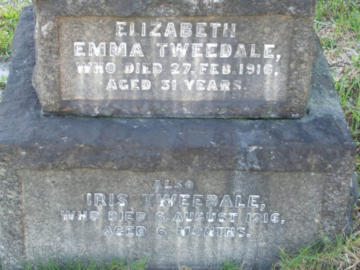 TWEEDALE Elizabeth Emma -1916 :: TWEEDALE Iris -1916