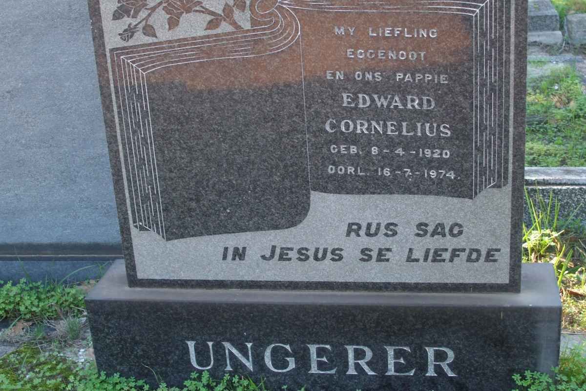 UNGERER Edward Cornelius 1920-1974