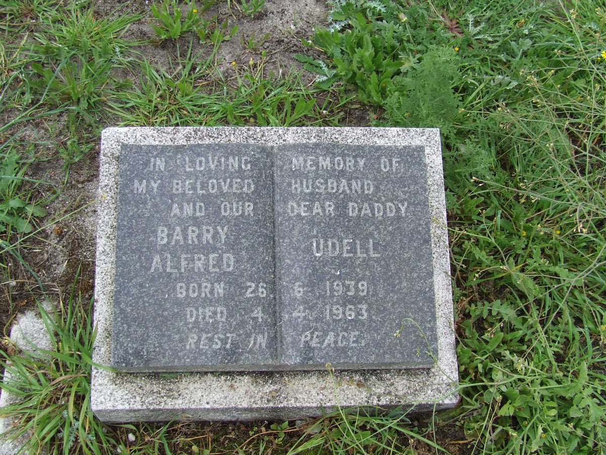 UDELL Barry Alfred 1939-1963