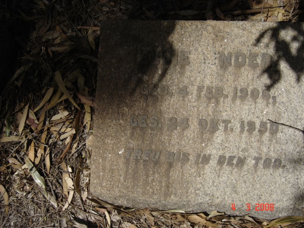 UNDER Ellie 1906-1950