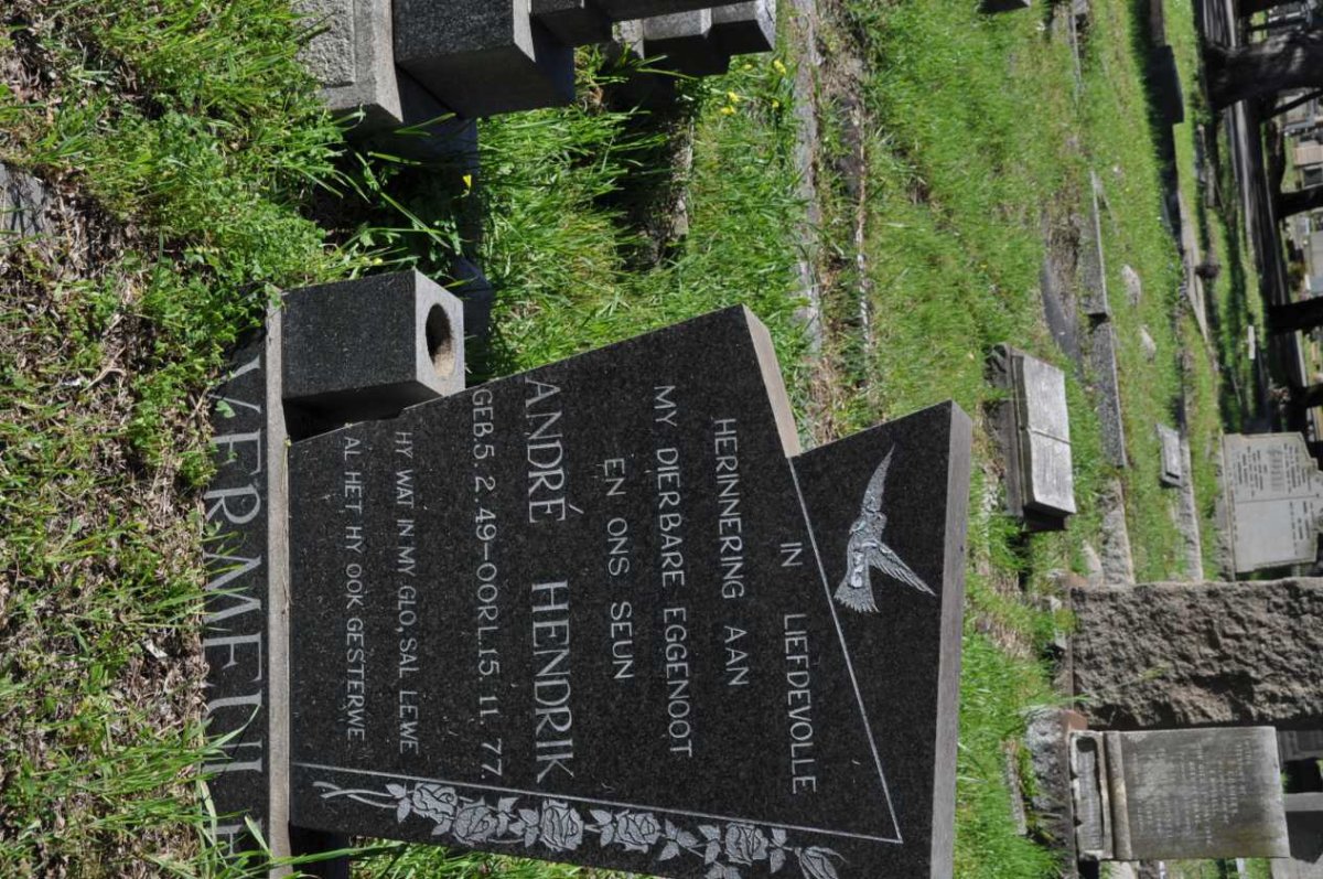 VERMEULEN Andre Hendrik 1949-1977