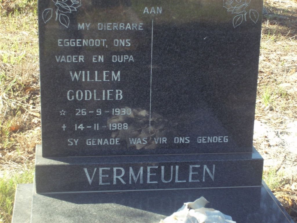 VERMEULEN Willem Godlieb 1930-1988