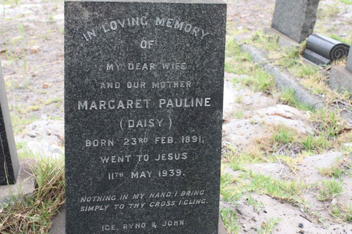 VERSTER Margaret Pauline 1891-1939