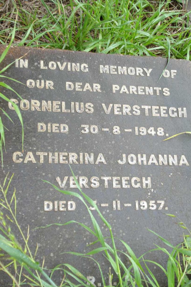 VERSTEEGH Cornelius -1948 &amp; Catharina Johanna -1957