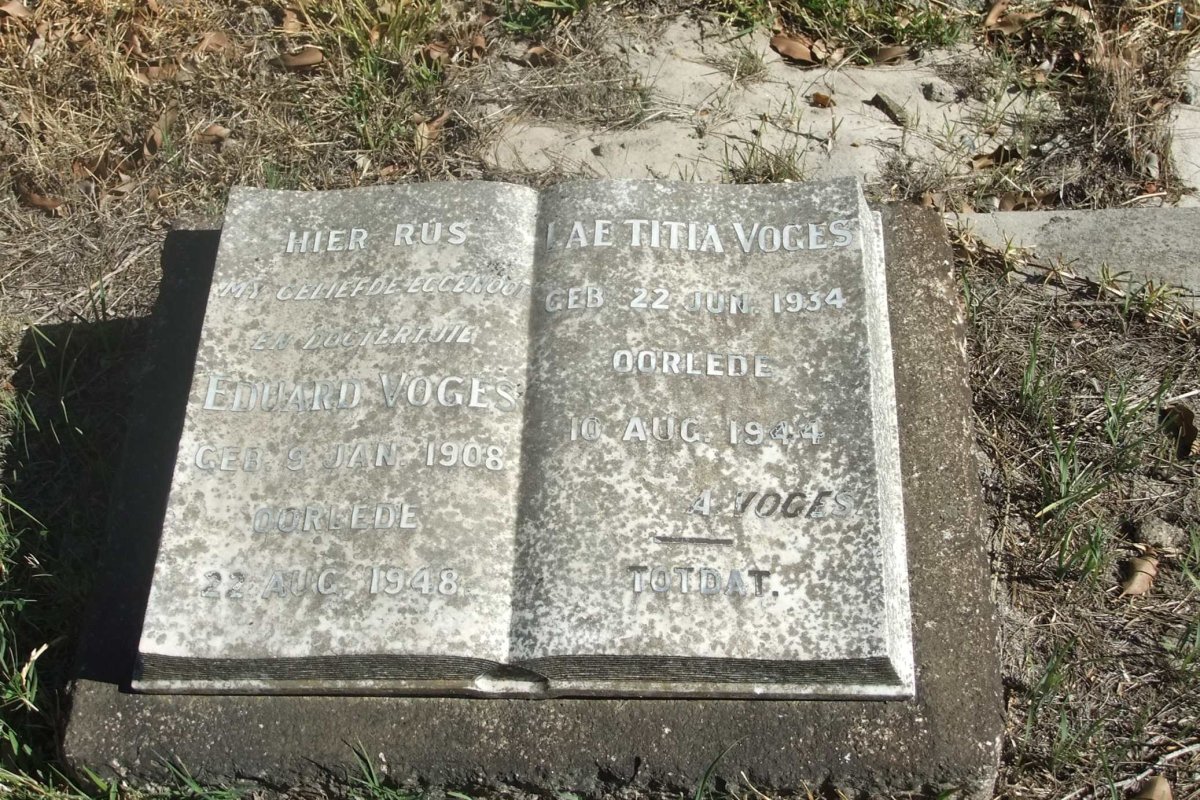VOGES Eduard 1908-1948 :: VOGES Laetitia 1934-1944