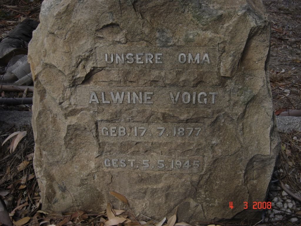 VOIGHT Alwine 1877-1945