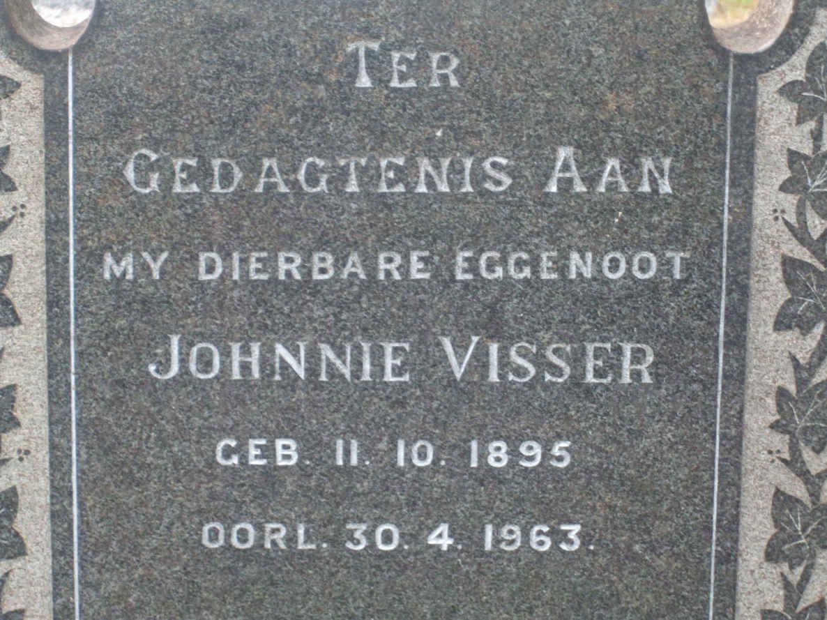 VISSER Johnnie 1895-1963